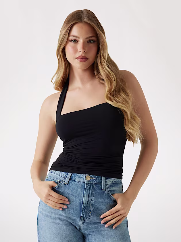 Stretch Modal halter-neck top - GUESS
