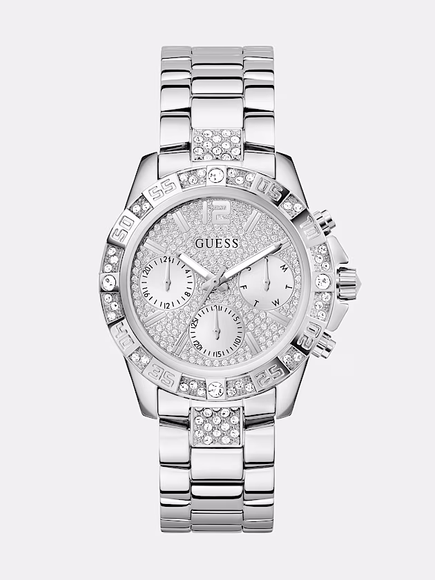 Multi-function crystal watch - GUESS