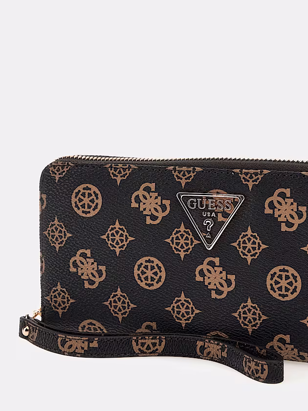 Laurel 4G Peony Logo Maxi Wallet - GUESS