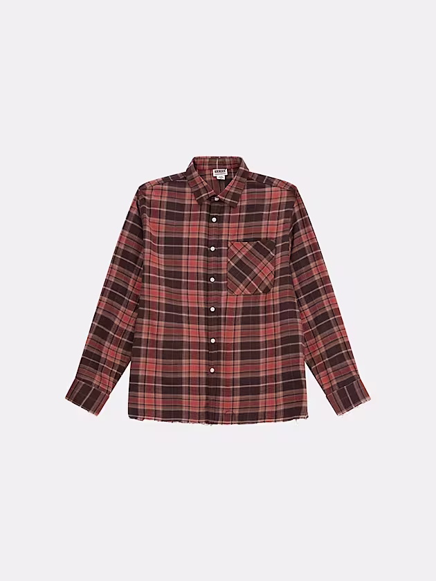 Flannel ghingham check shirt - GUESS