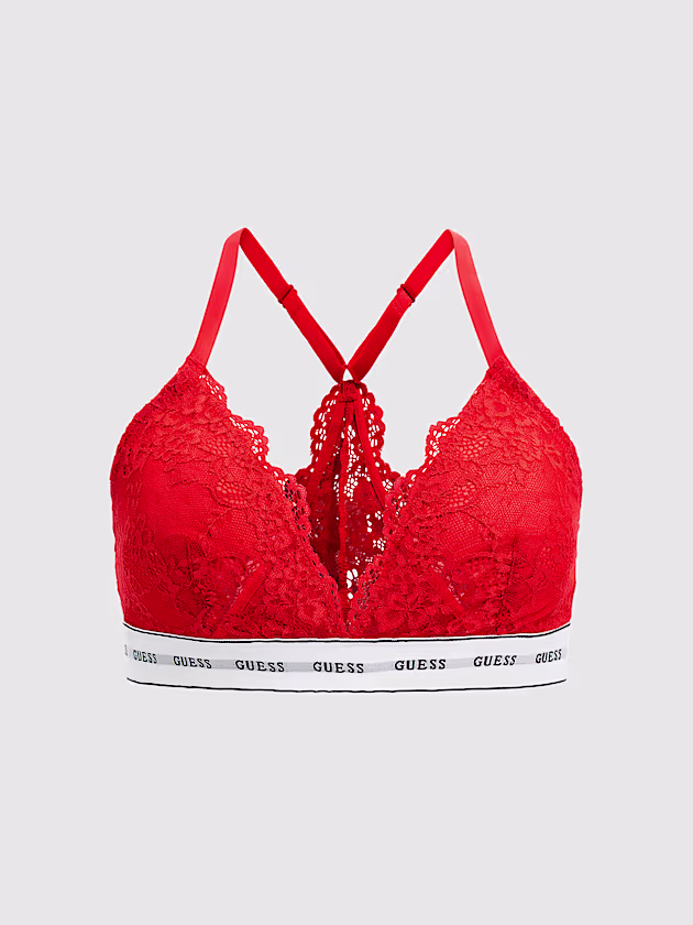 Belle triangle bra with logo band - GUESS