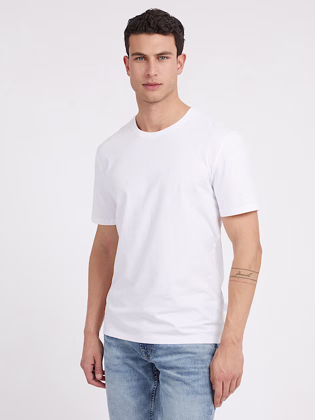Front embroidered logo t-shirt - GUESS