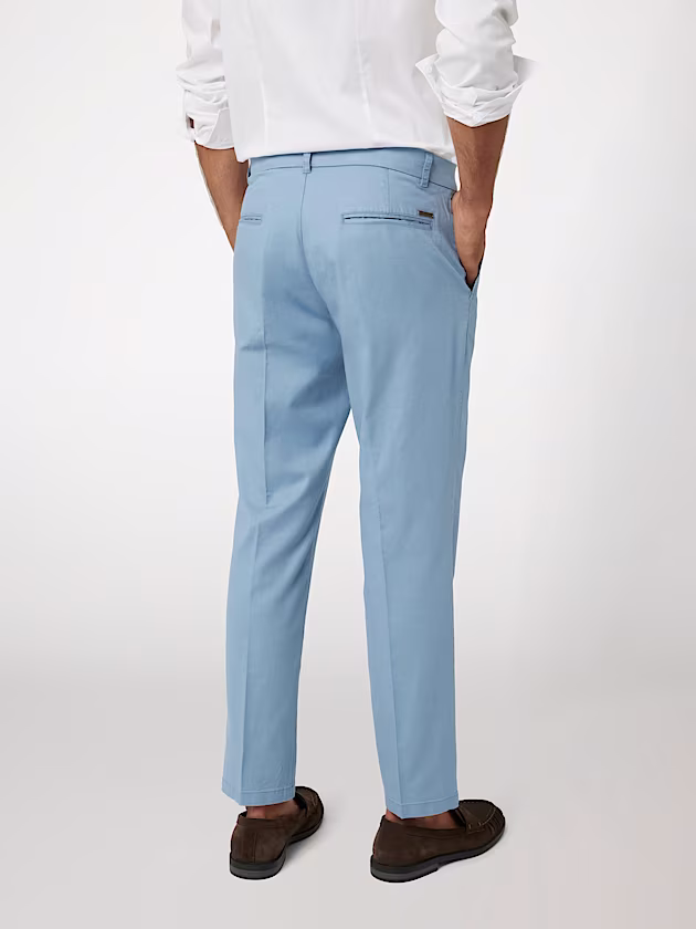 Linen blend slim pant - GUESS