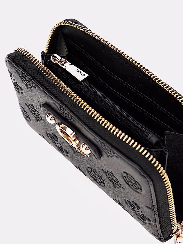 Gerty 4G peony logo wallet - GUESS
