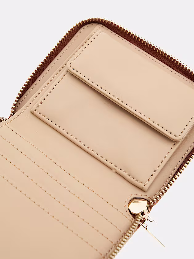 Laurel triangle logo mini wallet - GUESS