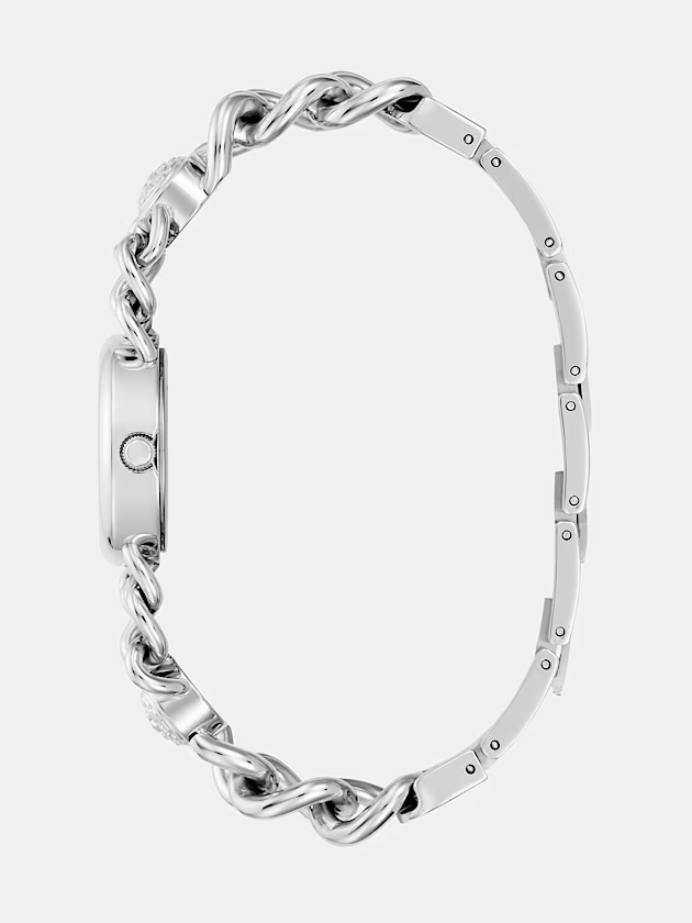 Analogue watch with floral detail - GUESS