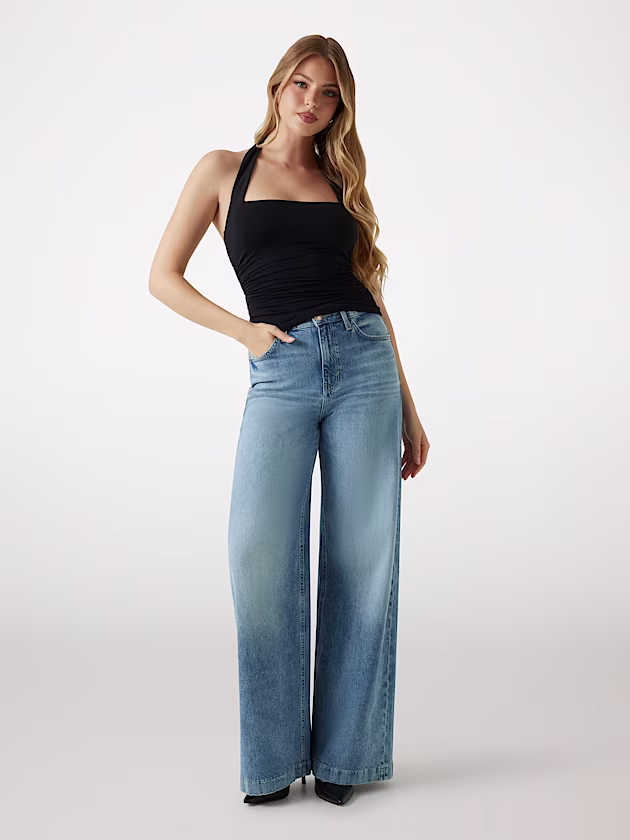 Stretch Modal halter-neck top - GUESS