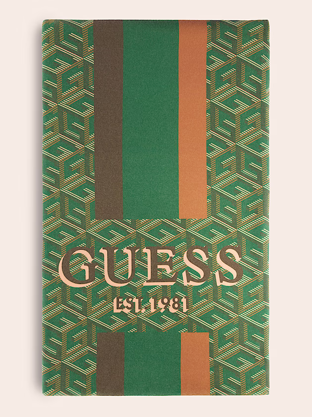 G cube logo pile blanket - GUESS