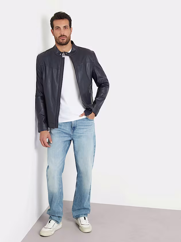 Faux leather biker - GUESS