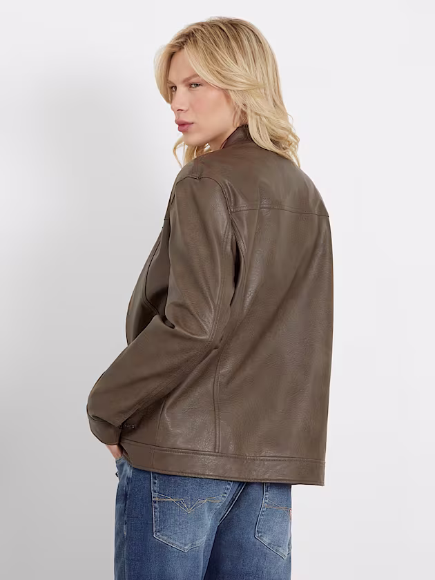 Faux leather biker - GUESS