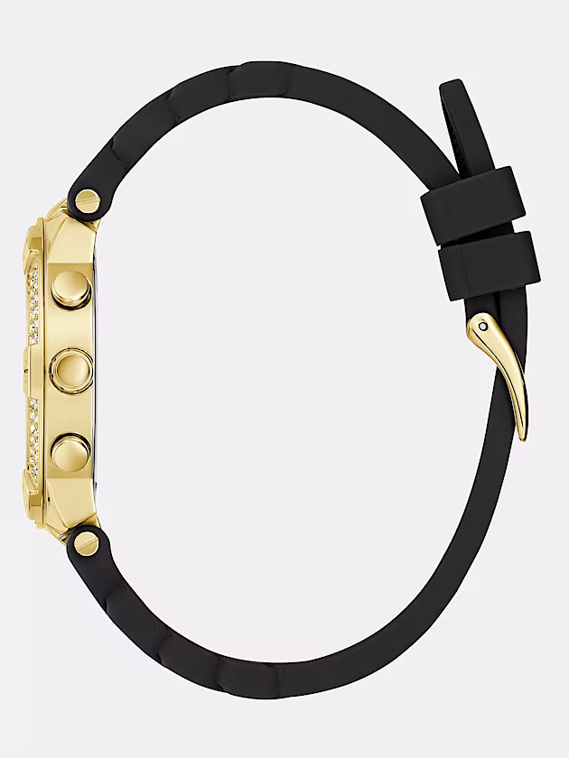 Multi-function watch with crystals - GUESS