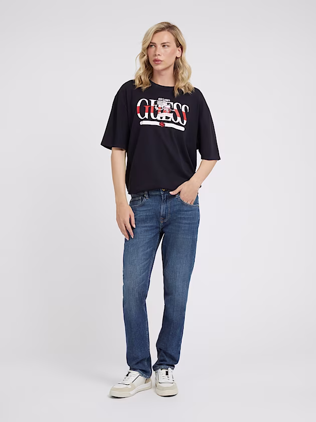 Mid rise slim denim pant - GUESS
