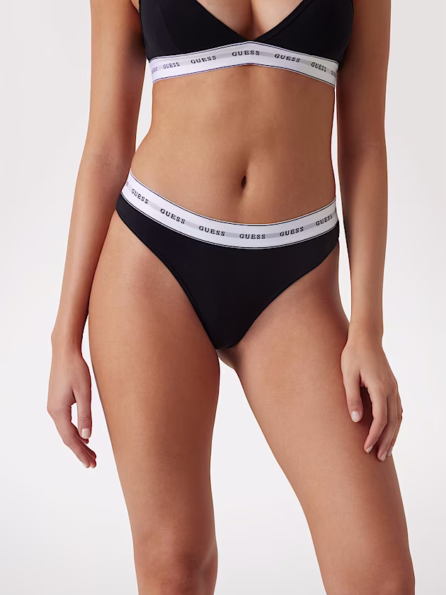 Carrie thong with logo band - GUESS