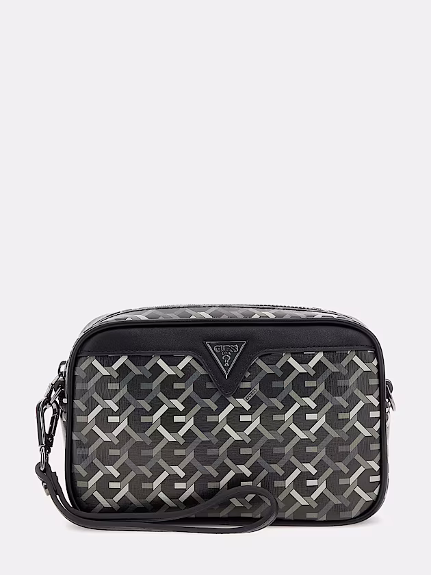 Torino logo-print vanity case - GUESS