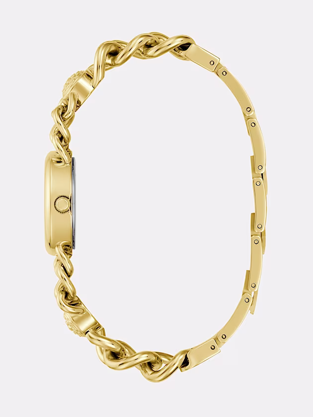 Analogue watch with floral detail - GUESS