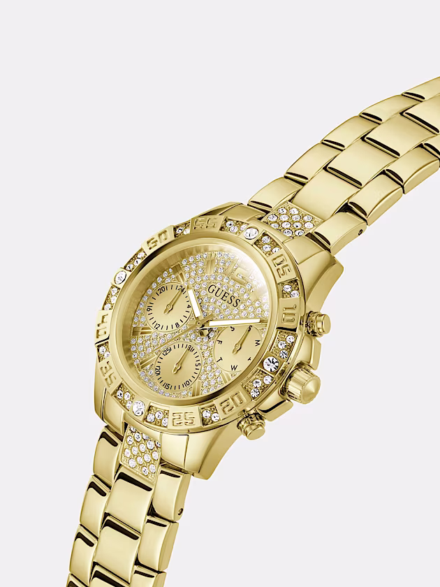 Multi-function crystal watch - GUESS