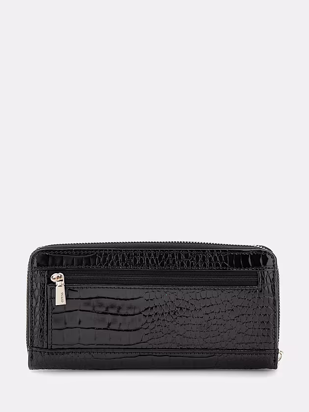 Laurel croc-print wallet - GUESS