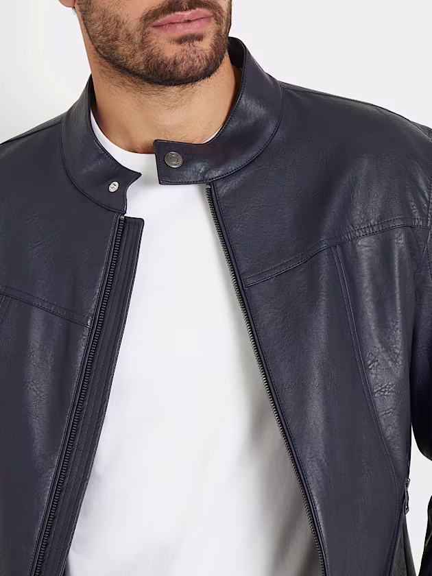 Faux leather biker - GUESS