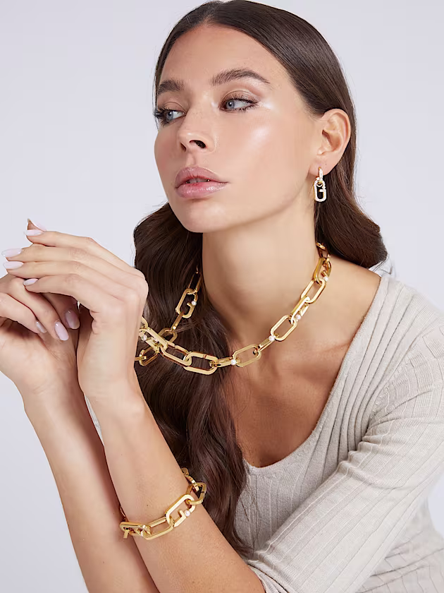 G Mirror necklace - GUESS