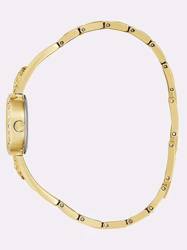 Analogue watch with floral detail - GUESS