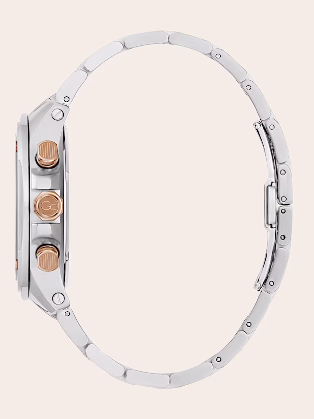 Gc steel chronograph watch - GUESS