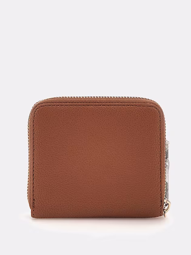 Laurel triangle logo mini wallet - GUESS