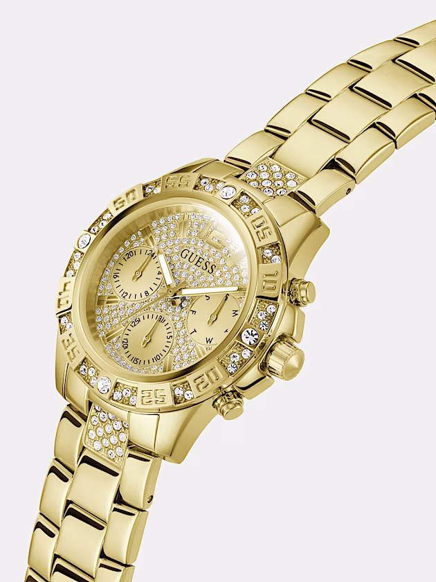 Multi-function crystal watch - GUESS