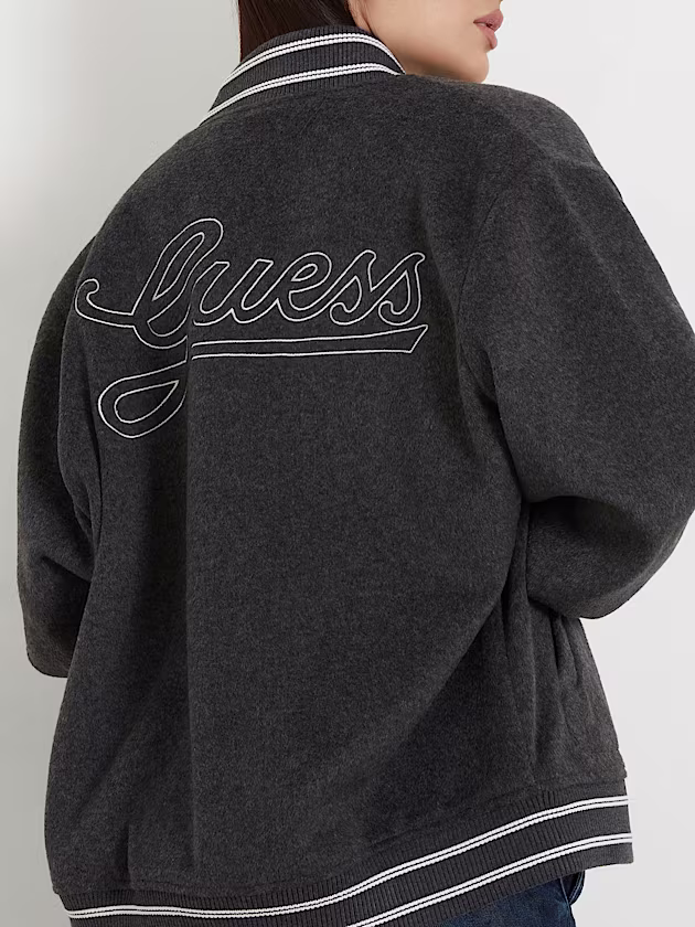 Back logo bomber jacket - GUESS