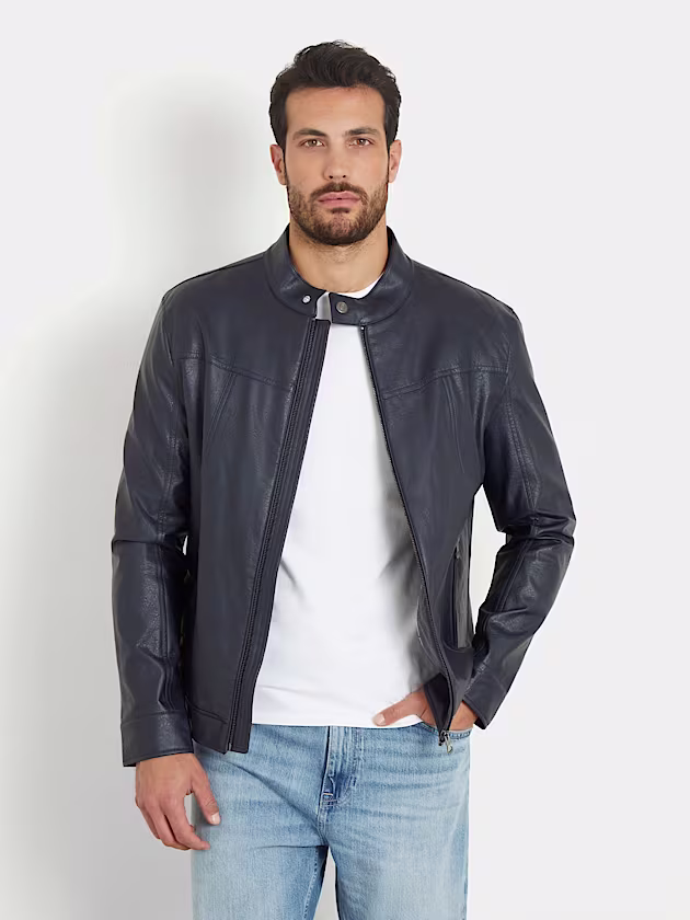 Faux leather biker - GUESS