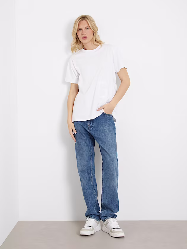 Front logo patch t-shirt - GUESS