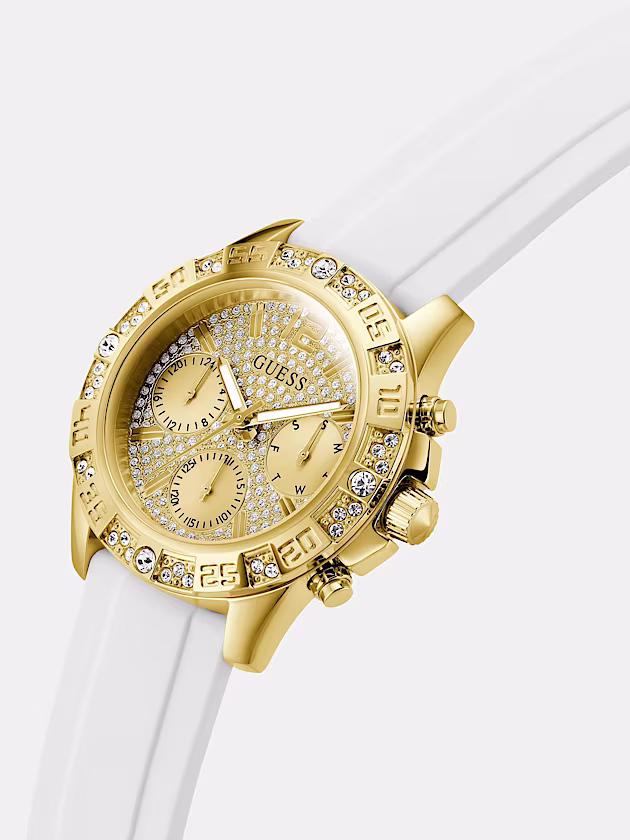 Multi-function watch in silicone 40 mm - GUESS