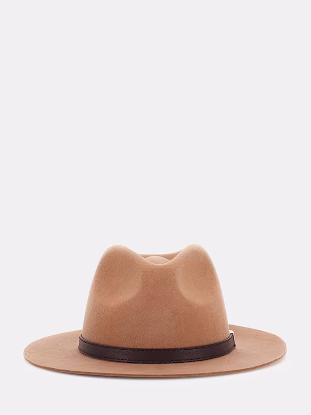 Logo-script fedora hat - GUESS