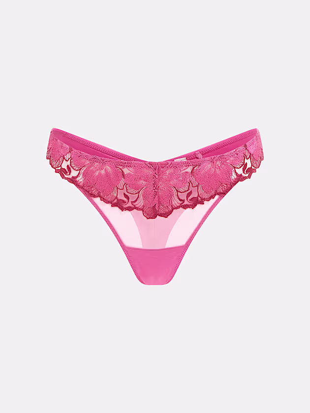 Maya satin mesh thong - GUESS