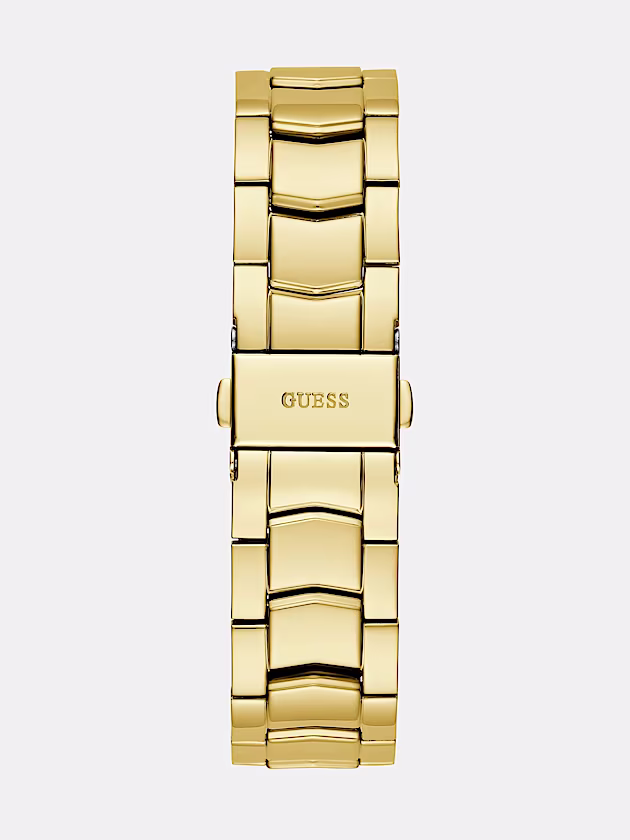 Multi-function watch with crystal appliqué detailing - GUESS
