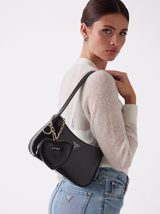 Heart pouch charm - GUESS