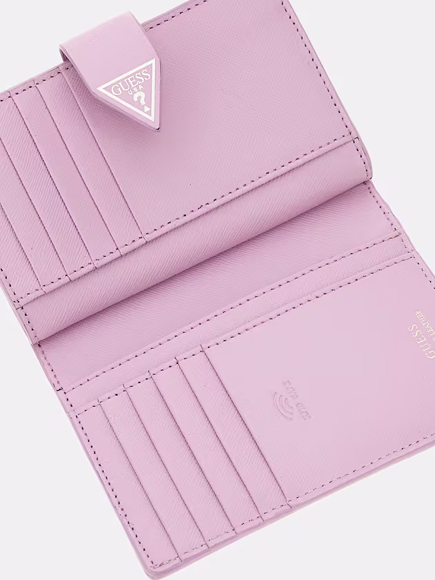 Miriam Genuine Leather Mini Wallet - GUESS