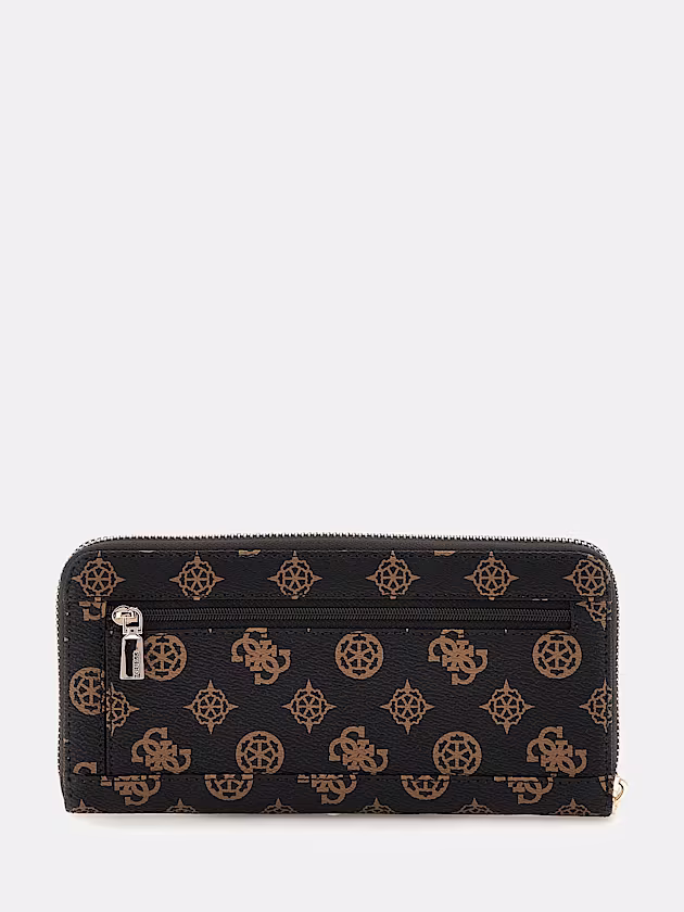 Laurel 4G Peony Logo Maxi Wallet - GUESS