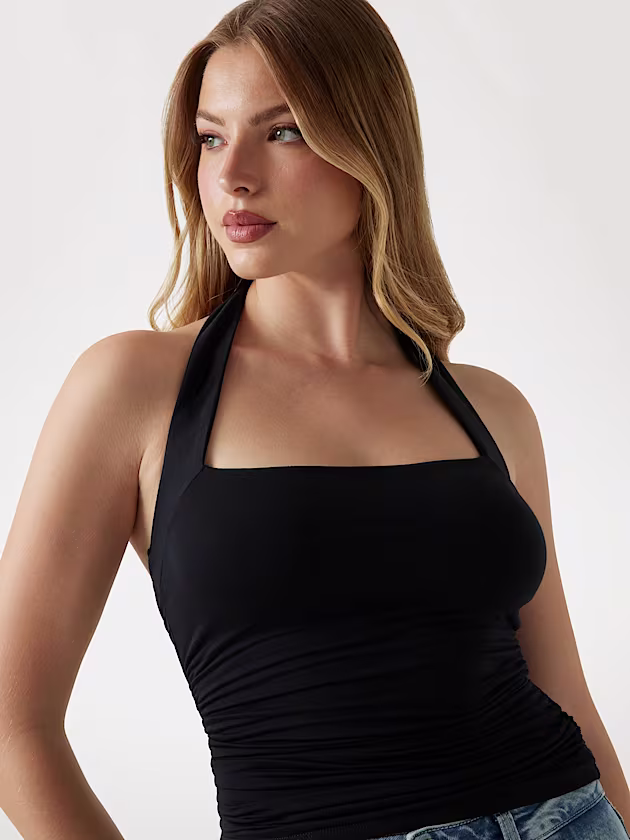 Stretch Modal halter-neck top - GUESS
