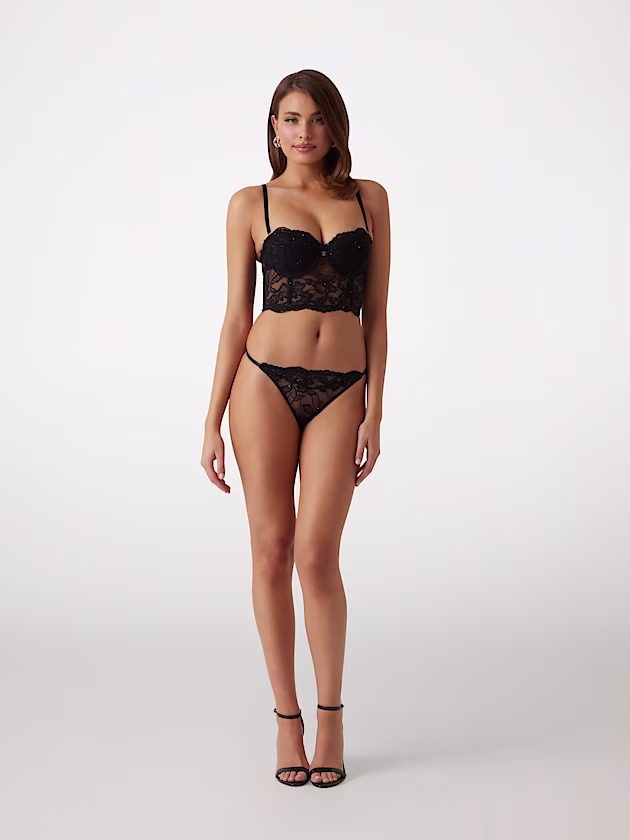 Sara stretch lace thong - GUESS