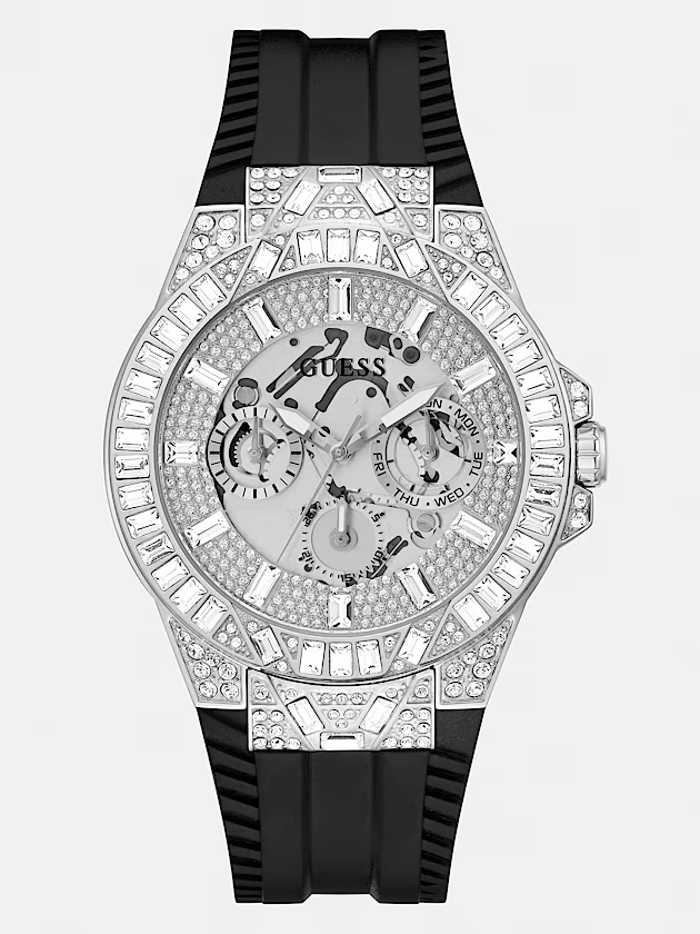 Multi-function crystal watch - GUESS