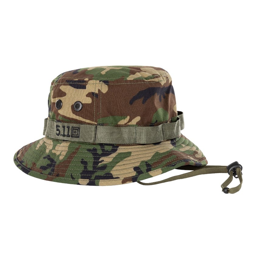 Boonie Hat Woodland Camo
