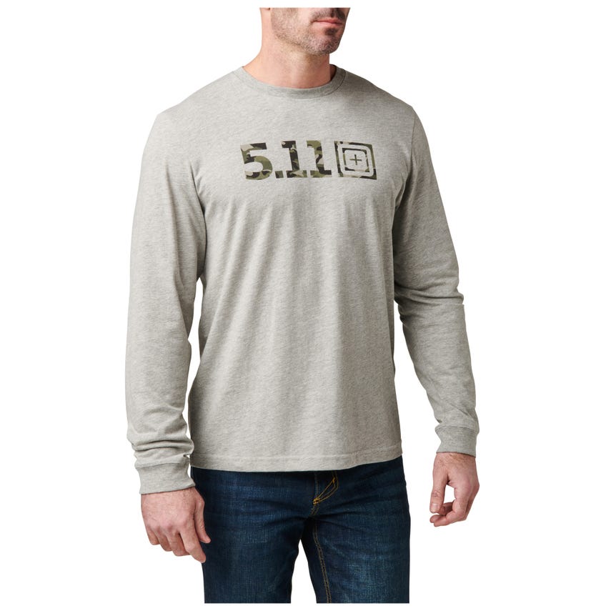 Camo Logo Fill Long Sleeve Tee