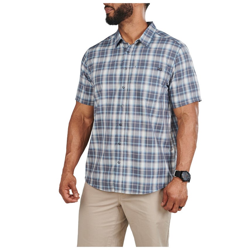 Wyatt Short Sleeve Plaid Shirt