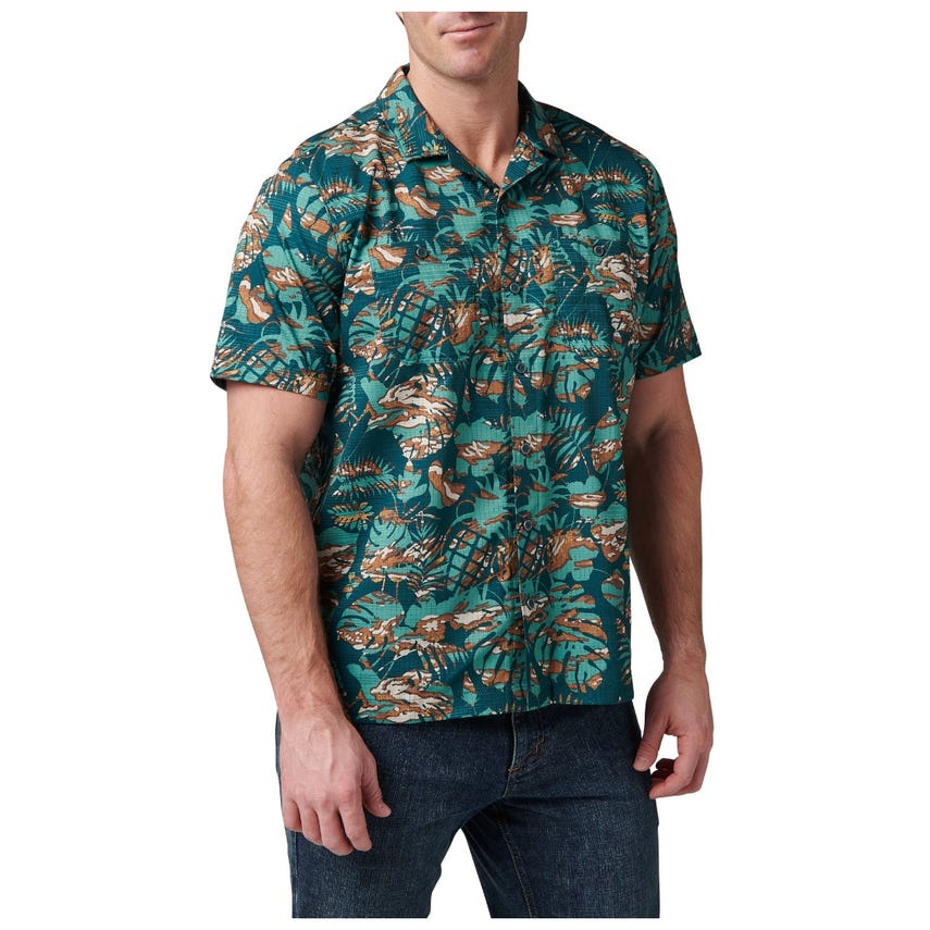 Adventure Print Short Sleeve Shirt