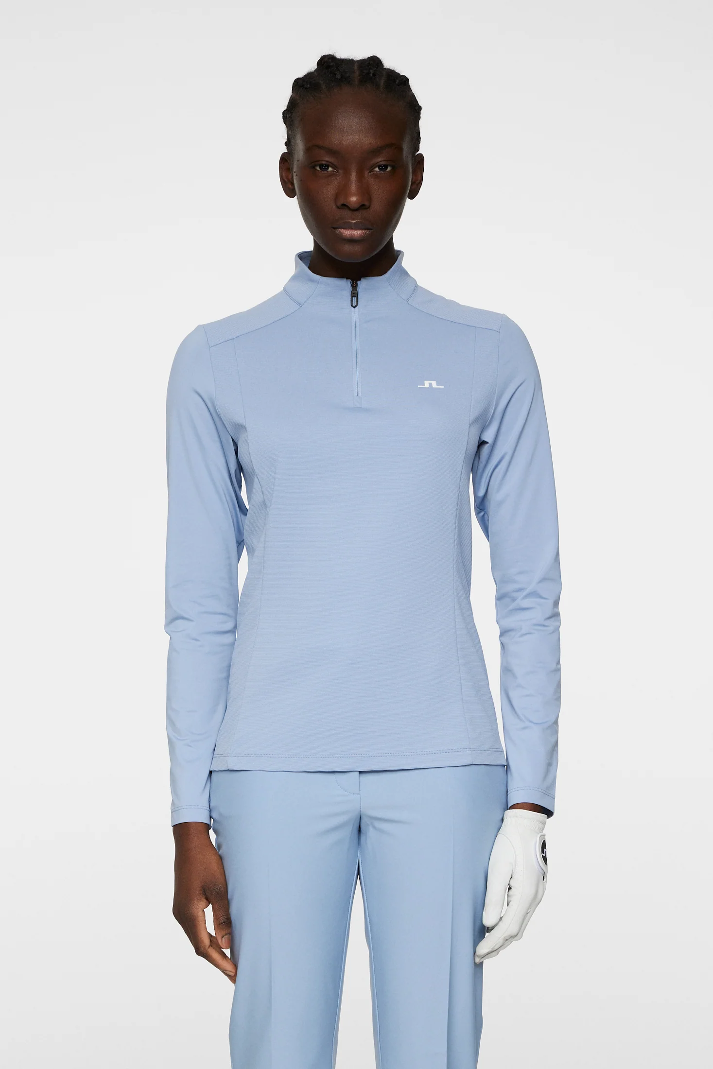 Cindy Quarter Zip Mid Layer Rain Washed