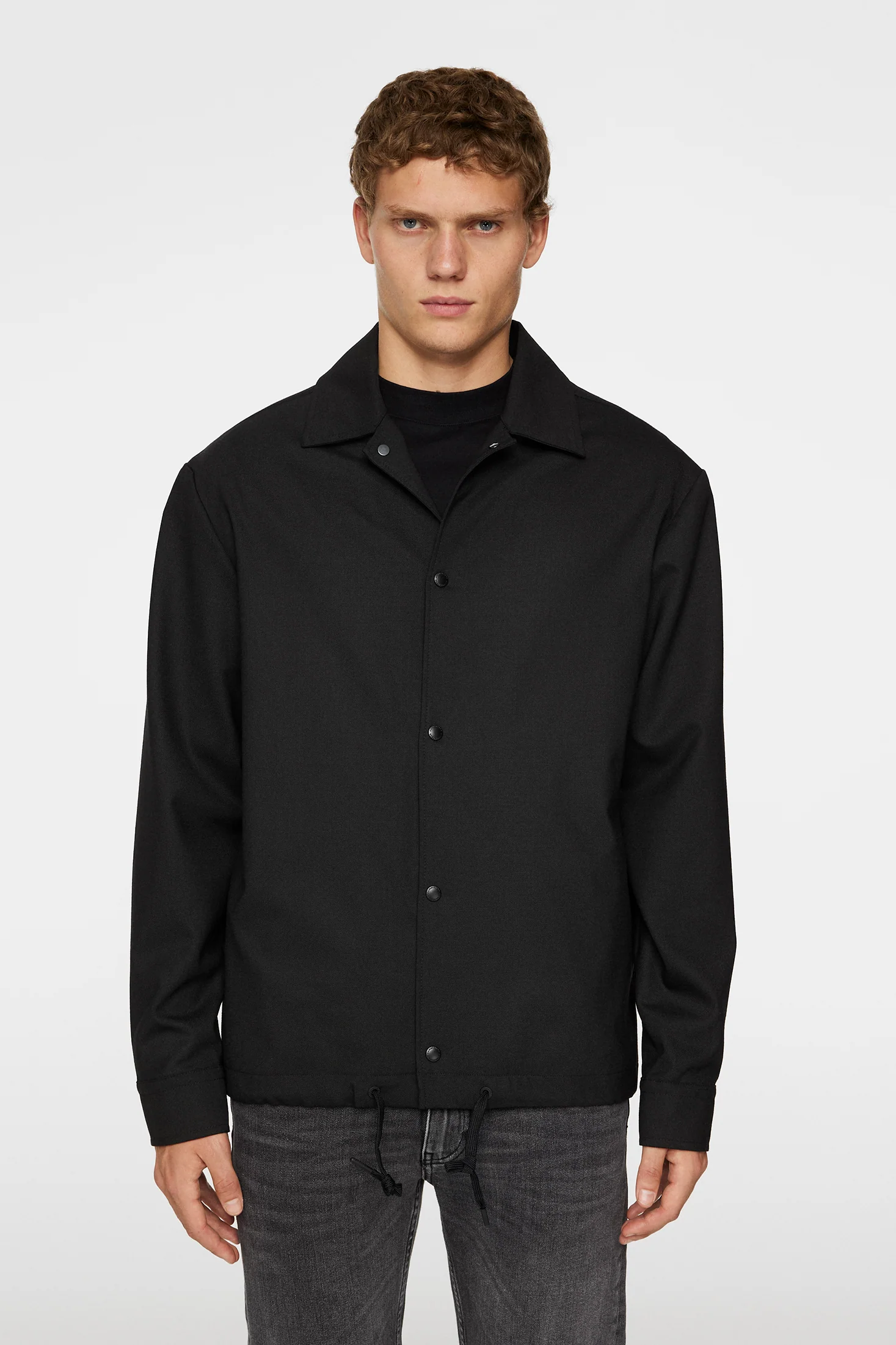 Celian Coach Overshirt Black