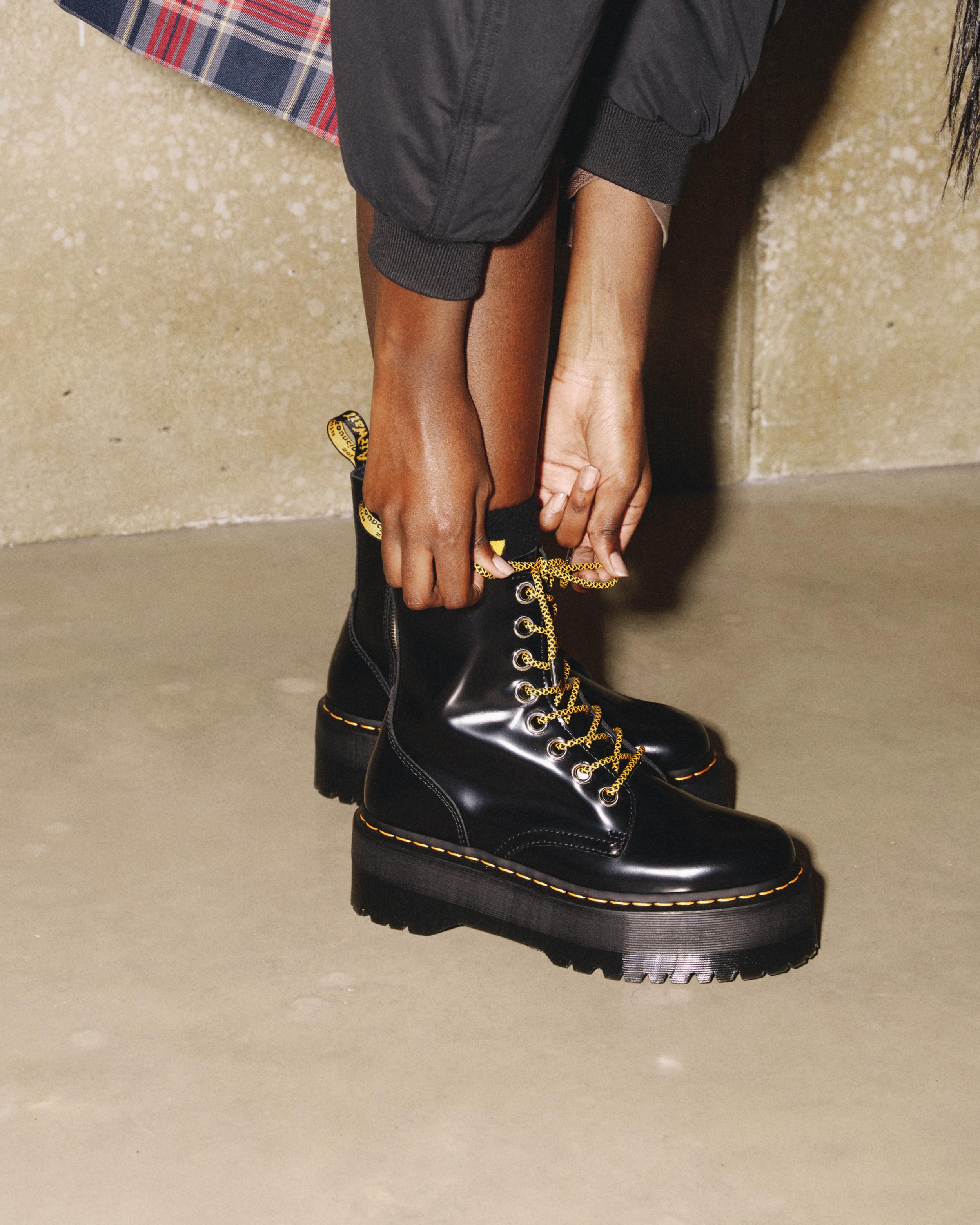Jadon Max Buttero Leather Platform Boots