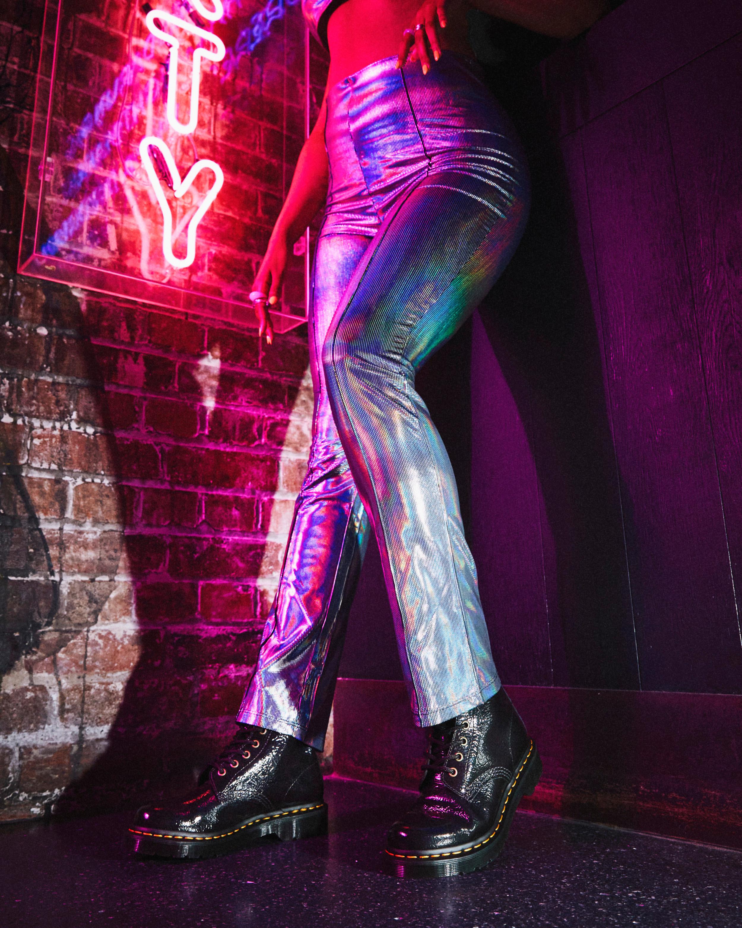 1460 Distressed Patent Leather Boots