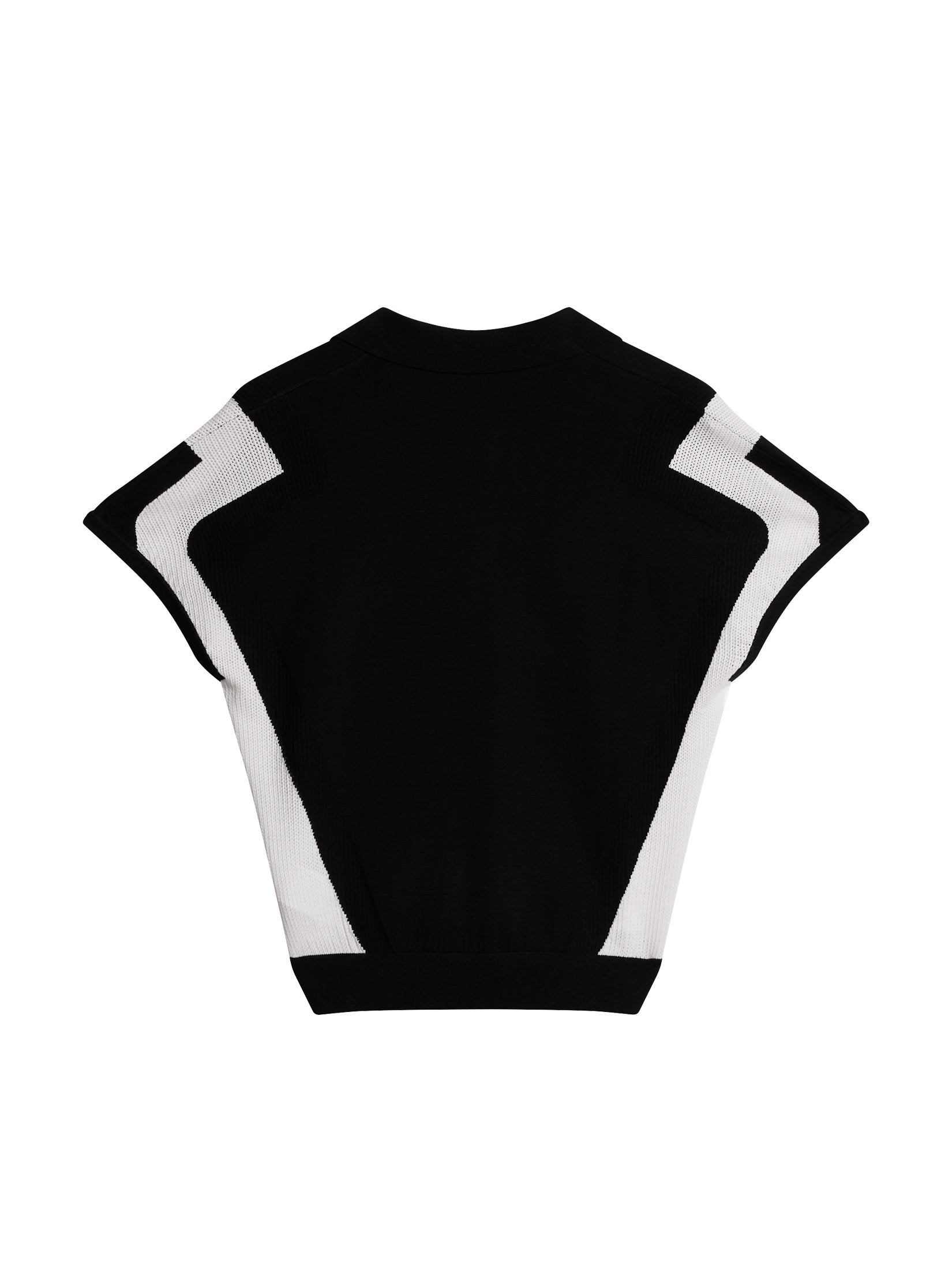 Vita Knitted Polo Shirt Black