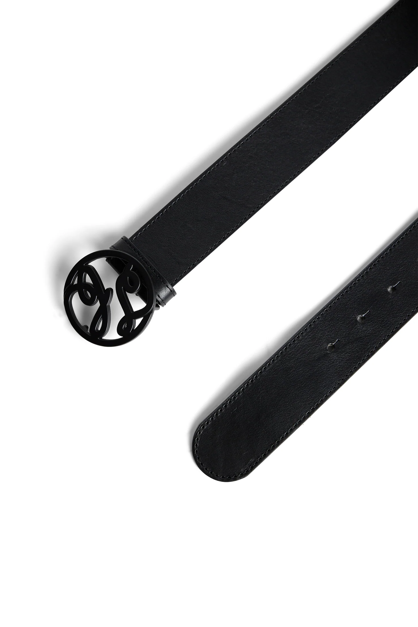 Brynn Leather Belt Black